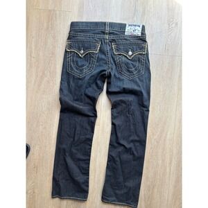 VTG True Religion Mens Distressed Thick Stitch Made in USA 34x32